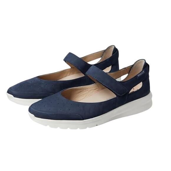 Mephisto Shoes - Mephisto Womens Marisa Shoes US 8.5 EU 38.5 Blue Leather Mary Janes NIB